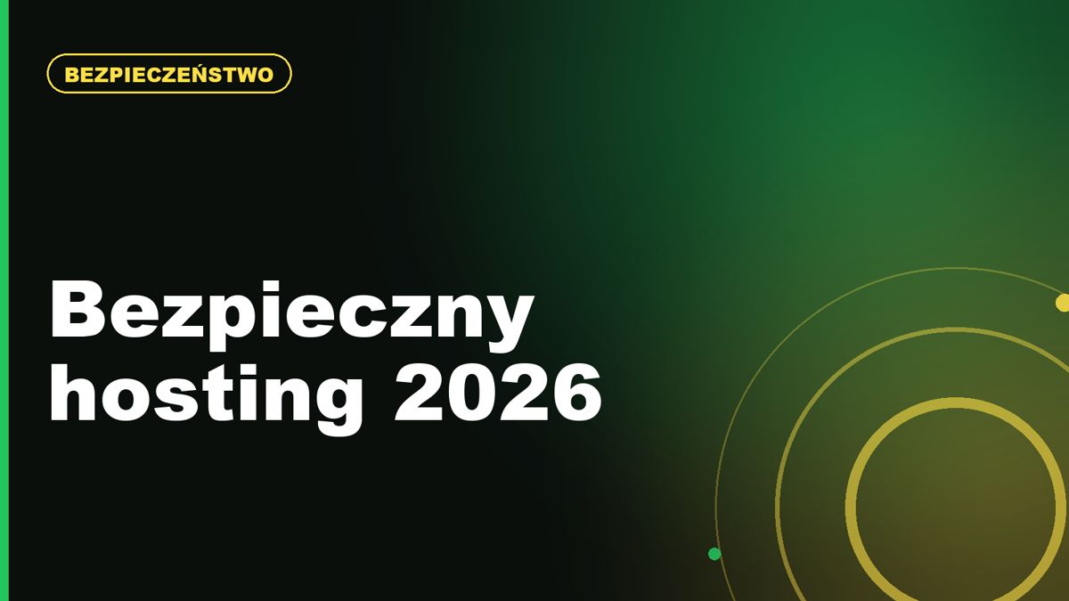 Bezpieczeństwo hostingu w 2026: malware, DDoS, WAF i kopie zapasowe
