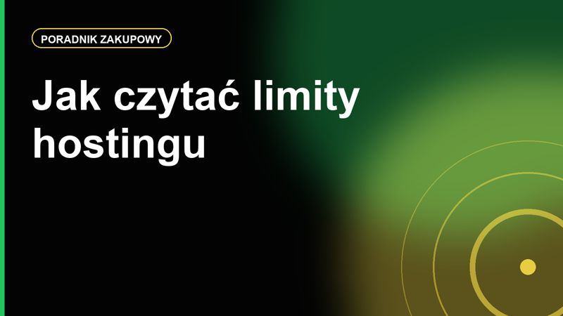 Jak czytać limity hostingu: CPU, RAM, inode, procesy i transfer