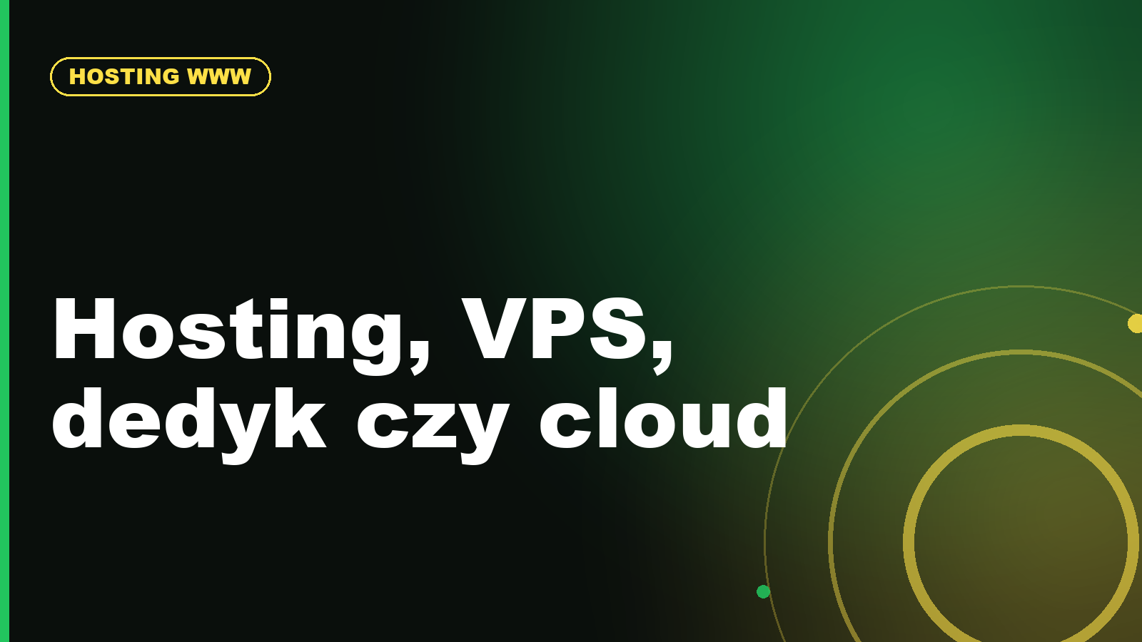 Hosting współdzielony, VPS, serwer dedykowany i cloud: proste wyjaśnienie różnic